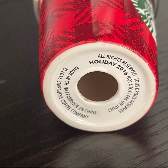 JUST IN Starbucks Holiday 2016 Drink Cup Ornament Vintage Collectible Red Plaid - Picture 6 of 7